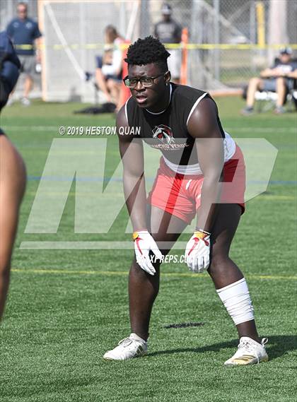 Thumbnail 1 in St. John Bosco vs Rancho Verde (Battle at the Beach 7x7) photogallery.