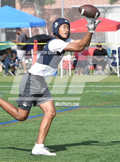 Thumbnail 1 in St. John Bosco vs Rancho Verde (Battle at the Beach 7x7) photogallery.