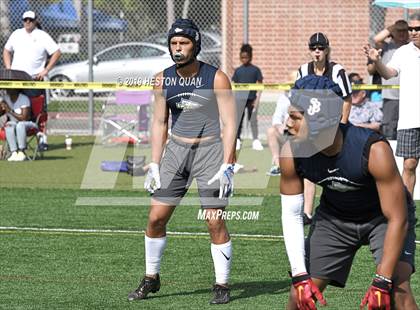 Thumbnail 1 in St. John Bosco vs Rancho Verde (Battle at the Beach 7x7) photogallery.