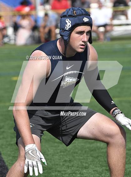 Thumbnail 1 in St. John Bosco vs Rancho Verde (Battle at the Beach 7x7) photogallery.