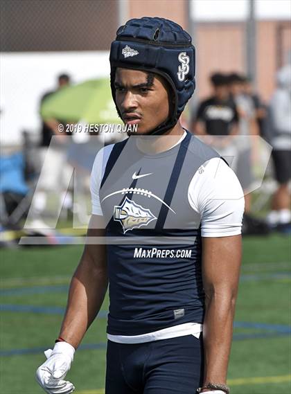 Thumbnail 2 in St. John Bosco vs Rancho Verde (Battle at the Beach 7x7) photogallery.