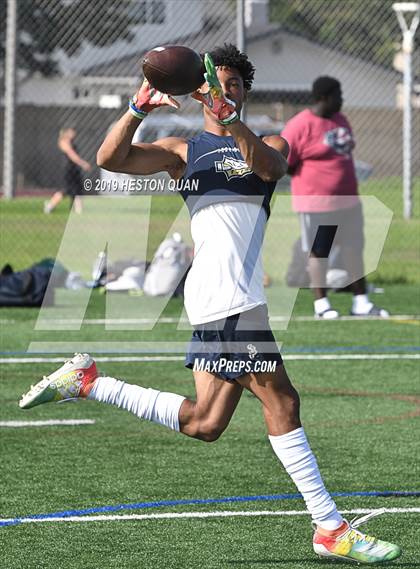 Thumbnail 2 in St. John Bosco vs Rancho Verde (Battle at the Beach 7x7) photogallery.