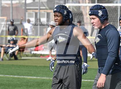 Thumbnail 2 in St. John Bosco vs Rancho Verde (Battle at the Beach 7x7) photogallery.