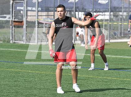 Thumbnail 3 in St. John Bosco vs Rancho Verde (Battle at the Beach 7x7) photogallery.