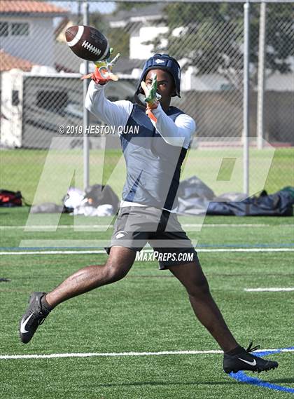 Thumbnail 1 in St. John Bosco vs Rancho Verde (Battle at the Beach 7x7) photogallery.