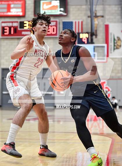 Thumbnail 2 in Notre Dame (SO) @ Mater Dei (CIF State SoCal DIV 1 Regional Playoff) photogallery.