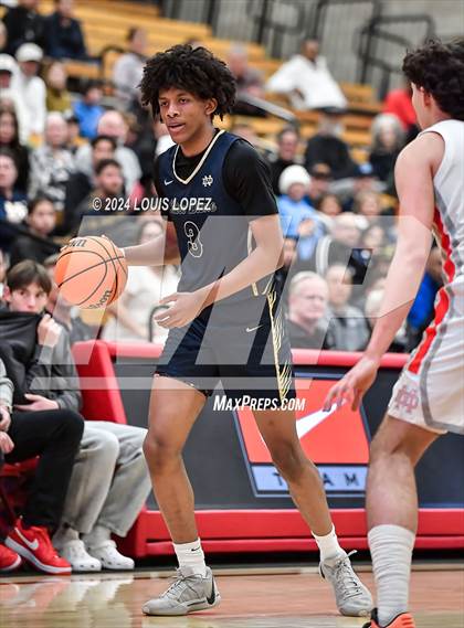 Thumbnail 1 in Notre Dame (SO) @ Mater Dei (CIF State SoCal DIV 1 Regional Playoff) photogallery.
