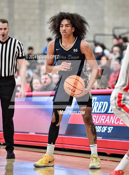 Thumbnail 2 in Notre Dame (SO) @ Mater Dei (CIF State SoCal DIV 1 Regional Playoff) photogallery.