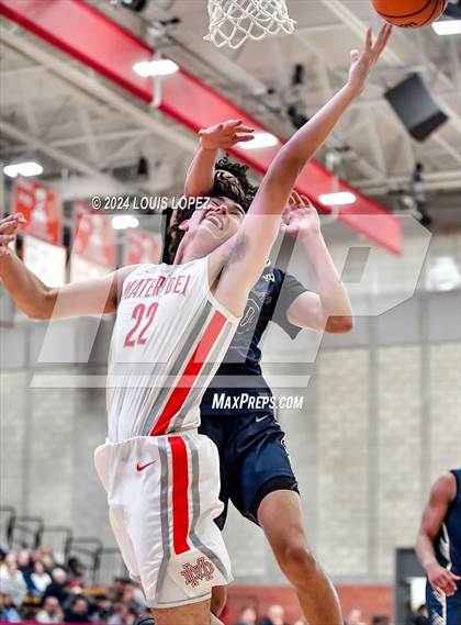 Thumbnail 1 in Notre Dame (SO) @ Mater Dei (CIF State SoCal DIV 1 Regional Playoff) photogallery.