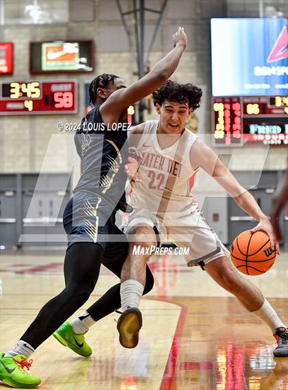 Thumbnail 3 in Notre Dame (SO) @ Mater Dei (CIF State SoCal DIV 1 Regional Playoff) photogallery.