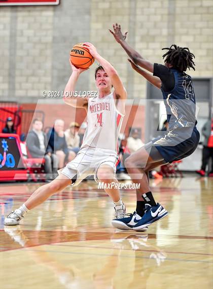 Thumbnail 1 in Notre Dame (SO) @ Mater Dei (CIF State SoCal DIV 1 Regional Playoff) photogallery.