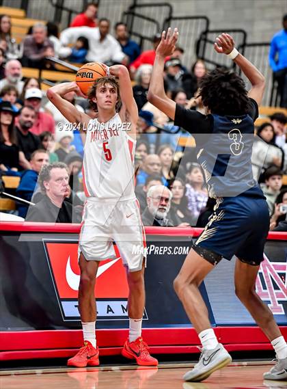 Thumbnail 2 in Notre Dame (SO) @ Mater Dei (CIF State SoCal DIV 1 Regional Playoff) photogallery.