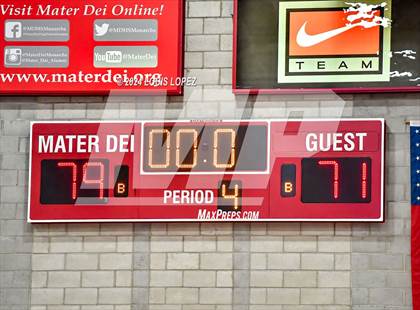 Thumbnail 3 in Notre Dame (SO) @ Mater Dei (CIF State SoCal DIV 1 Regional Playoff) photogallery.