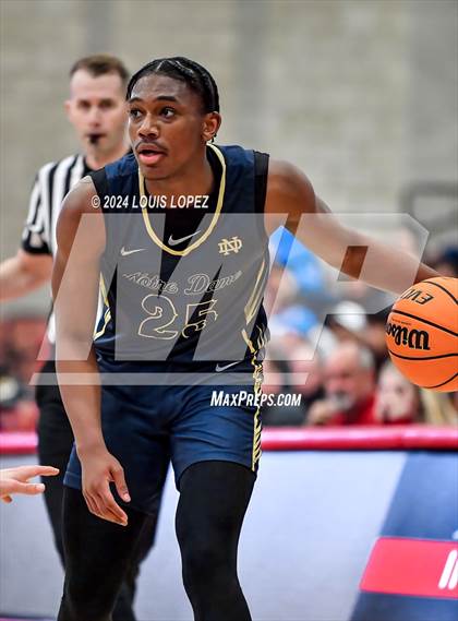 Thumbnail 1 in Notre Dame (SO) @ Mater Dei (CIF State SoCal DIV 1 Regional Playoff) photogallery.