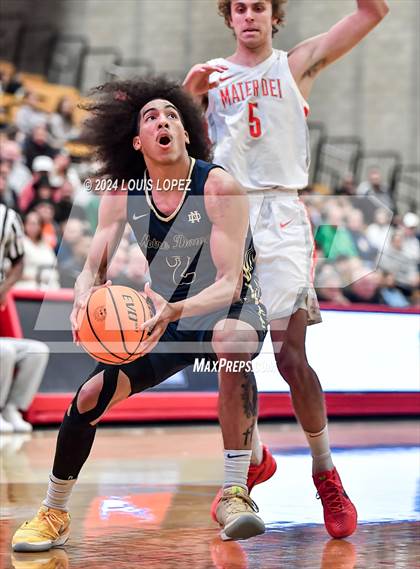Thumbnail 3 in Notre Dame (SO) @ Mater Dei (CIF State SoCal DIV 1 Regional Playoff) photogallery.