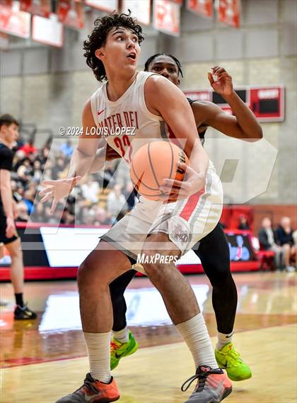 Thumbnail 1 in Notre Dame (SO) @ Mater Dei (CIF State SoCal DIV 1 Regional Playoff) photogallery.
