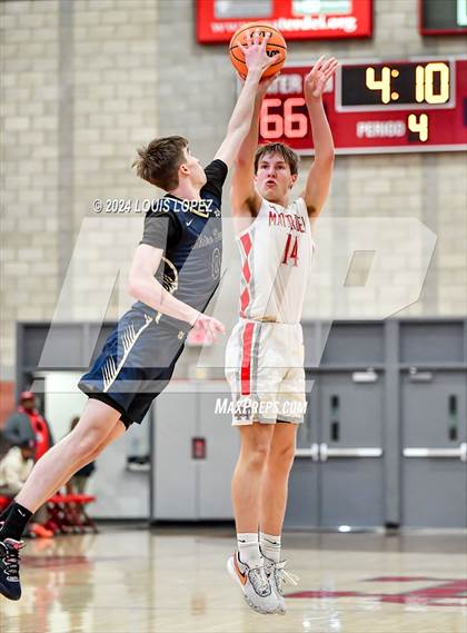Thumbnail 2 in Notre Dame (SO) @ Mater Dei (CIF State SoCal DIV 1 Regional Playoff) photogallery.