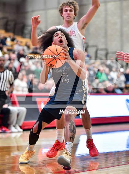 Thumbnail 1 in Notre Dame (SO) @ Mater Dei (CIF State SoCal DIV 1 Regional Playoff) photogallery.