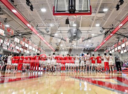 Thumbnail 1 in Notre Dame (SO) @ Mater Dei (CIF State SoCal DIV 1 Regional Playoff) photogallery.