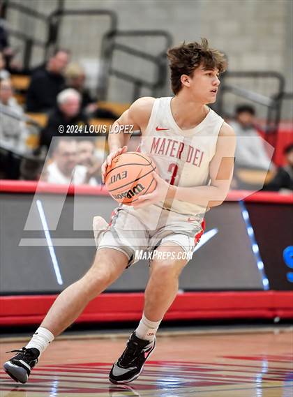 Thumbnail 2 in Notre Dame (SO) @ Mater Dei (CIF State SoCal DIV 1 Regional Playoff) photogallery.