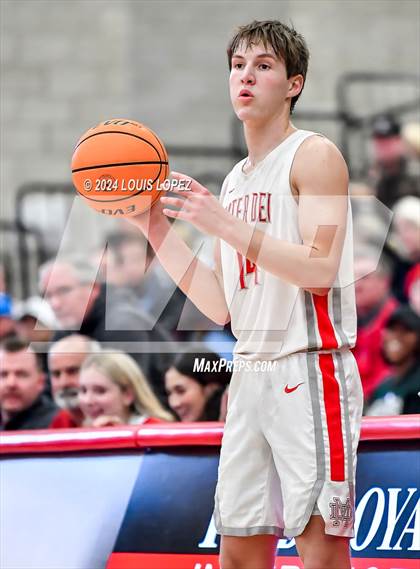 Thumbnail 2 in Notre Dame (SO) @ Mater Dei (CIF State SoCal DIV 1 Regional Playoff) photogallery.