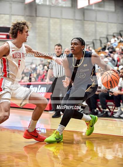 Thumbnail 2 in Notre Dame (SO) @ Mater Dei (CIF State SoCal DIV 1 Regional Playoff) photogallery.