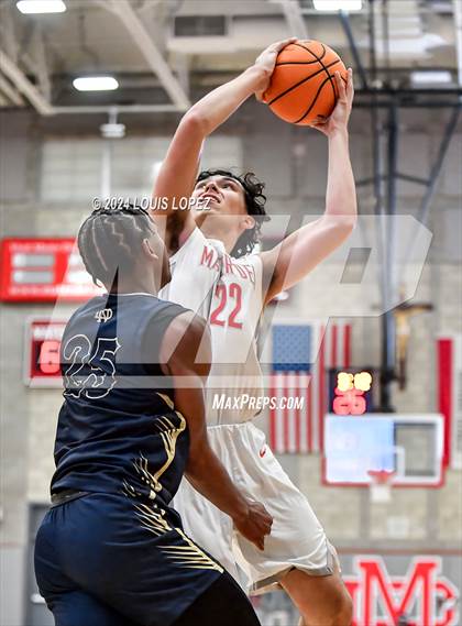 Thumbnail 2 in Notre Dame (SO) @ Mater Dei (CIF State SoCal DIV 1 Regional Playoff) photogallery.