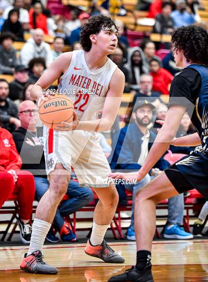 Thumbnail 2 in Notre Dame (SO) @ Mater Dei (CIF State SoCal DIV 1 Regional Playoff) photogallery.