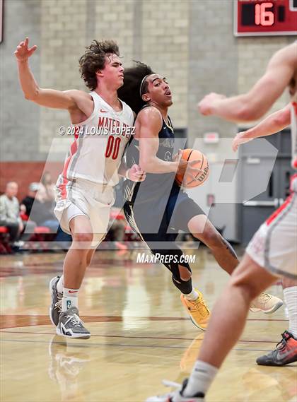 Thumbnail 1 in Notre Dame (SO) @ Mater Dei (CIF State SoCal DIV 1 Regional Playoff) photogallery.