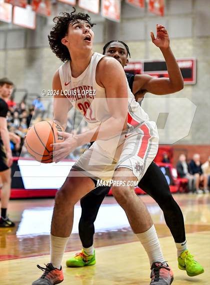 Thumbnail 2 in Notre Dame (SO) @ Mater Dei (CIF State SoCal DIV 1 Regional Playoff) photogallery.