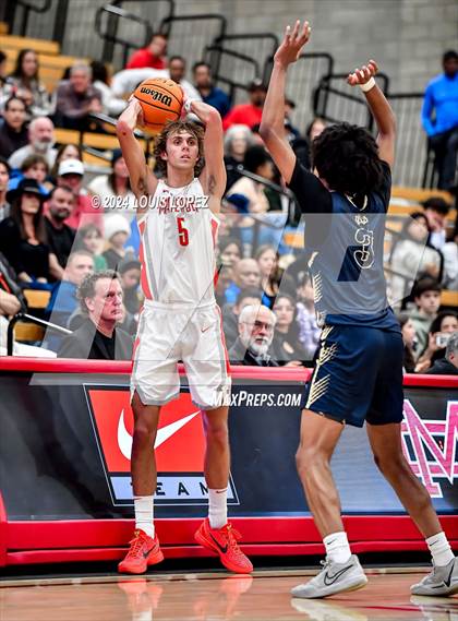 Thumbnail 3 in Notre Dame (SO) @ Mater Dei (CIF State SoCal DIV 1 Regional Playoff) photogallery.