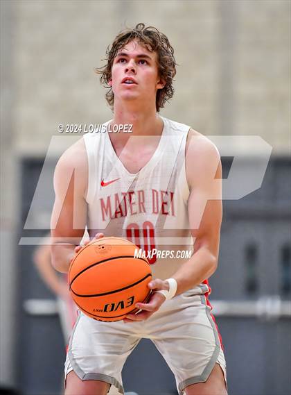 Thumbnail 1 in Notre Dame (SO) @ Mater Dei (CIF State SoCal DIV 1 Regional Playoff) photogallery.