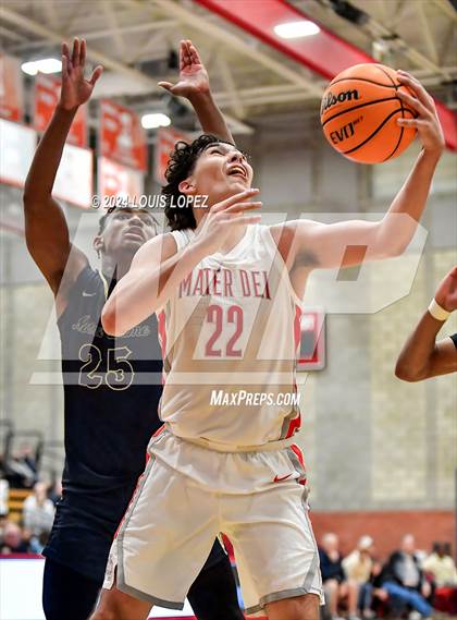 Thumbnail 1 in Notre Dame (SO) @ Mater Dei (CIF State SoCal DIV 1 Regional Playoff) photogallery.