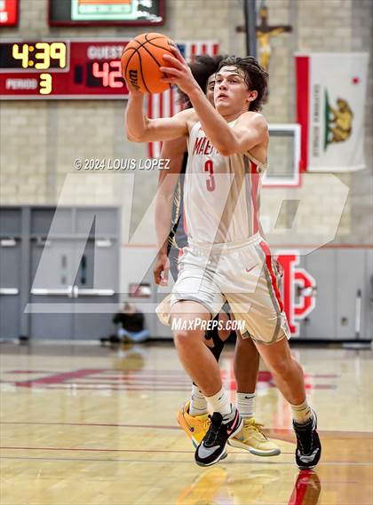 Thumbnail 2 in Notre Dame (SO) @ Mater Dei (CIF State SoCal DIV 1 Regional Playoff) photogallery.