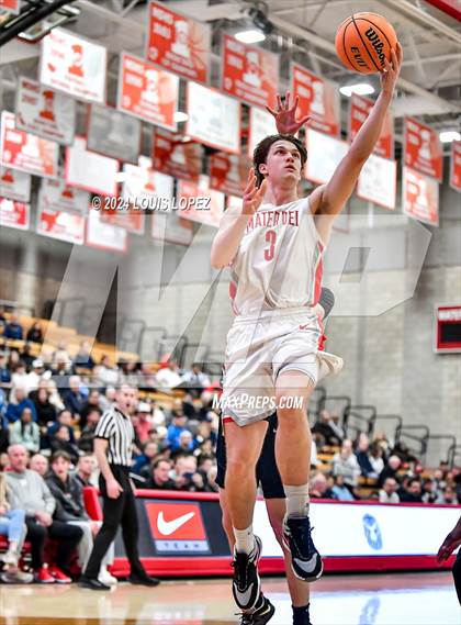 Thumbnail 1 in Notre Dame (SO) @ Mater Dei (CIF State SoCal DIV 1 Regional Playoff) photogallery.