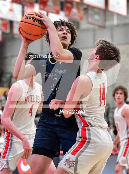Thumbnail 3 in Notre Dame (SO) @ Mater Dei (CIF State SoCal DIV 1 Regional Playoff) photogallery.