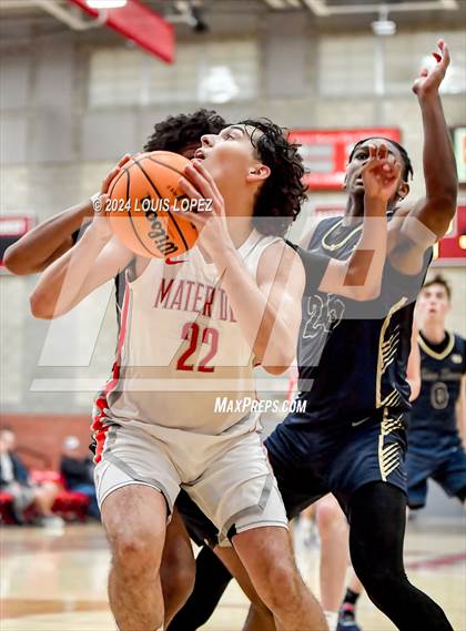Thumbnail 3 in Notre Dame (SO) @ Mater Dei (CIF State SoCal DIV 1 Regional Playoff) photogallery.