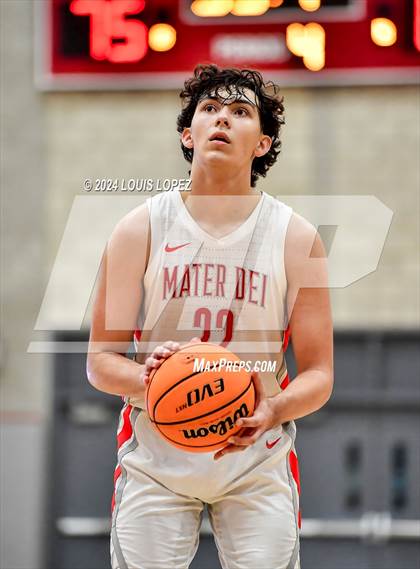 Thumbnail 2 in Notre Dame (SO) @ Mater Dei (CIF State SoCal DIV 1 Regional Playoff) photogallery.