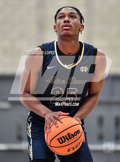 Thumbnail 1 in Notre Dame (SO) @ Mater Dei (CIF State SoCal DIV 1 Regional Playoff) photogallery.