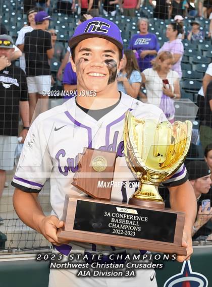 Thumbnail 3 in Northwest Christian vs. Valley Christian (AIA 3A Final - Awards) photogallery.