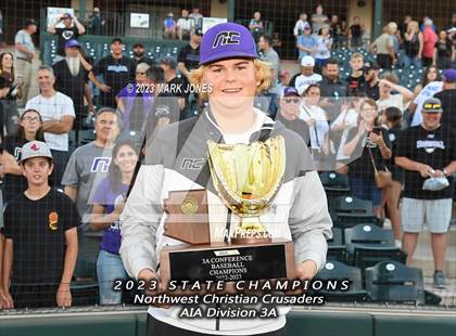 Thumbnail 3 in Northwest Christian vs. Valley Christian (AIA 3A Final - Awards) photogallery.