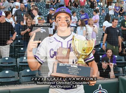 Thumbnail 3 in Northwest Christian vs. Valley Christian (AIA 3A Final - Awards) photogallery.
