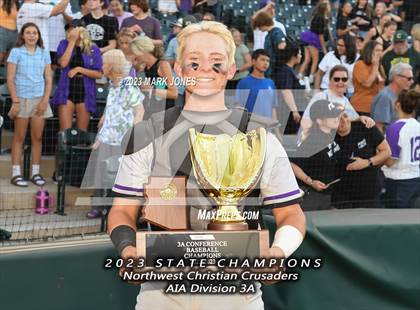 Thumbnail 3 in Northwest Christian vs. Valley Christian (AIA 3A Final - Awards) photogallery.