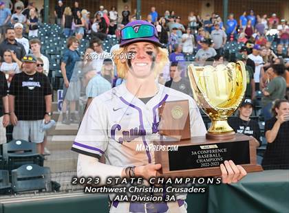 Thumbnail 3 in Northwest Christian vs. Valley Christian (AIA 3A Final - Awards) photogallery.