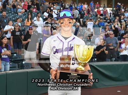 Thumbnail 3 in Northwest Christian vs. Valley Christian (AIA 3A Final - Awards) photogallery.