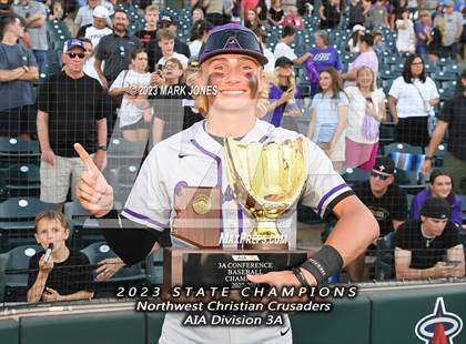 Thumbnail 2 in Northwest Christian vs. Valley Christian (AIA 3A Final - Awards) photogallery.