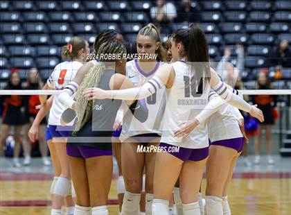 Thumbnail 2 in Grand Oaks vs. Fulshear (UIL 6A Volleyball Division 1 Final) photogallery.