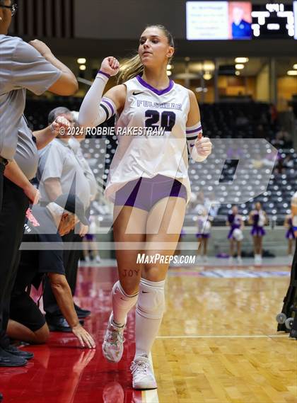 Thumbnail 1 in Grand Oaks vs. Fulshear (UIL 6A Volleyball Division 1 Final) photogallery.