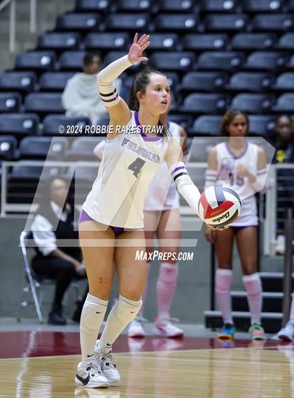 Thumbnail 2 in Grand Oaks vs. Fulshear (UIL 6A Volleyball Division 1 Final) photogallery.