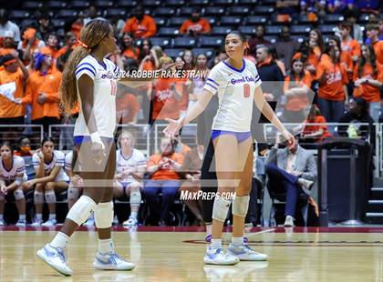 Thumbnail 3 in Grand Oaks vs. Fulshear (UIL 6A Volleyball Division 1 Final) photogallery.